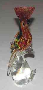 Murano Art Glass Rooster Figurine  