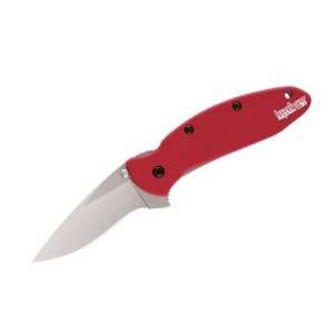  Kershaw Scallion Red High Carbon 420HC Stainless Steel 