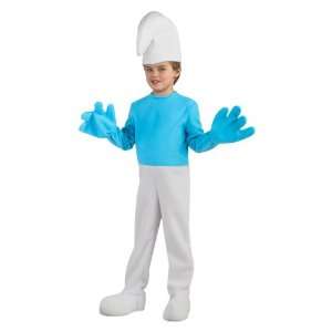  Rubies Costume Co R884206 S Boys Deluxe Smurf Costume Size 