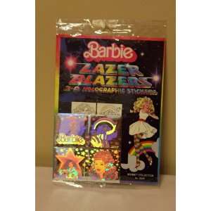  Barbie Lazer Blazers 3 D Holographic Stickers by 