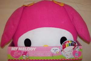 Hello Kitty My Melody Plush Art Studio Kit  