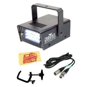   Strobe LED Bundle with 25 Foot DMX Cable, C Clamp, and Polishing Cloth