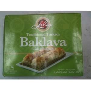 Turkish Baklava with Pistachio 3 lbs.  Grocery & Gourmet 