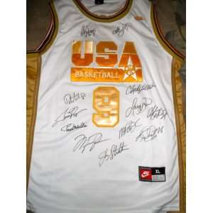 Dream Team Autographed Signed Basketball Jersey