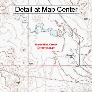  USGS Topographic Quadrangle Map   North Slick Creek 