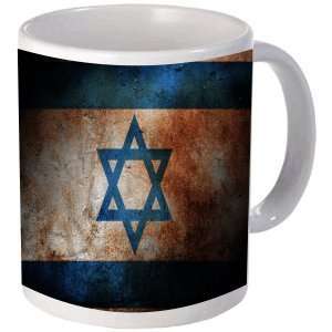 Rikki Knight Israel Flag Photo Quality 11 oz Ceramic 