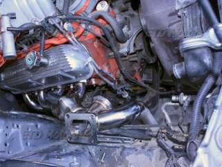 79 93 Mustang Complete turbo kit header intercooler 5.0 T70 T4 Blue 