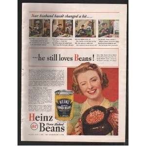  1940 Advertisement Heinz Oven Baked Beans 