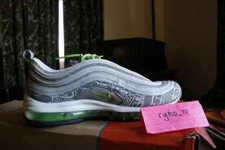 Air Max 97 Premium Rejuvenation Pack sz 10.5 neon rare  