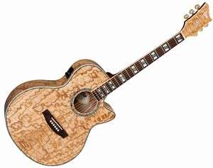ESP LTD Xtone EW AQ Quilted Ash Acoustic Electric Guitar  