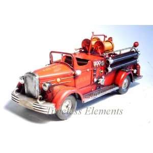   Fire Department Pumper Engine Truck Model Toy Display