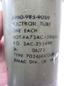 Vaccum Tube Vintage Radio Electronics Eimac 7034 4X150A Orig CAN 