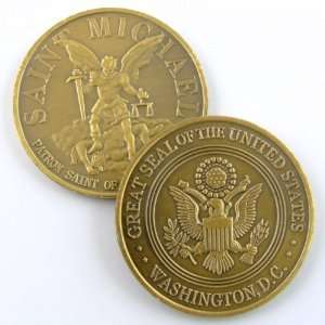  US GREAT SEAL SAINT MICHAEL CHALLENGE COIN V011 