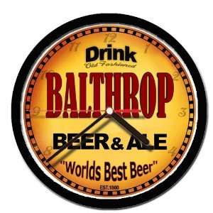  BALTHROP beer and ale wall clock 