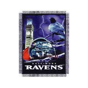  NFL Baltimore Ravens Home Field Advantage Throw Blanket 