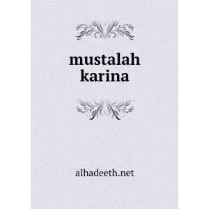  mustalah karina alhadeeth.net Books