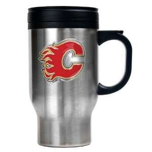  Calgary Flames NHL Stainless Steel Travel Mug   Primary 