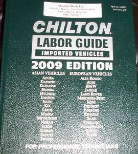 Chilton Import Labor Guide 1981 2007 + $25 Coupon +++  