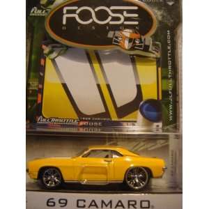 Foose Full Throttle 69 Camaro Yellow white twins down Topside Deep 