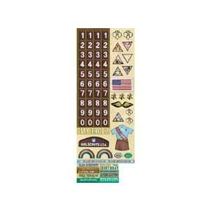  K&Company Girl Scouts Of America Embossed Stickers 
