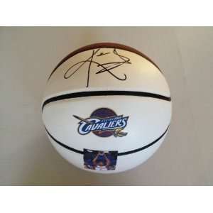  Cleveland Cavaliers KYRIE IRVING Signed Autographed Logo 