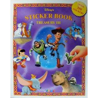  Disneys Sticker Book Treasury III (Over 350 Stickers 