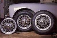   Wire Wheels Austin Healey 3000 , MGA , Lotus Elite Triumph TR3 TR4