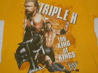 WWE Triple H King of Kings T Shirt Youth sz. XL  
