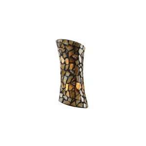 Landmark Lighting 60036 2 Trego 1 Light Wall Sconce in Dark Rust with 