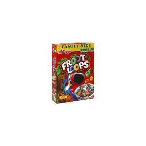  Kelloggs Froot Loops Cereal Family Size, 21.7 OZ (6 Pack 