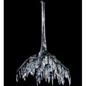 22W Winter At Stillwater Crystal Chandelier Hand Wrought Iron Rustic 