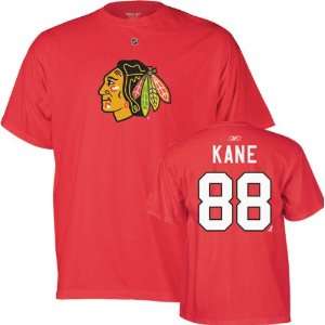Patrick Kane Youth Red Reebok Player Name and Number Chicago 