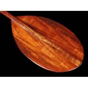  CURLY CANOE PADDLE WALL DECOR 5.1 FT   STRAIGHT SHAFT 