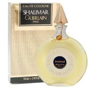  SHALIMAR Perfume. EAU DE COLOGNE SPLASH 3.4 oz / 100 ml By 