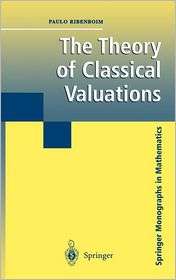   Valuations, (0387985255), Paulo Ribenboim, Textbooks   