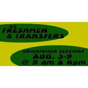   Banner   Student Orientation Freshmen and Transfers 