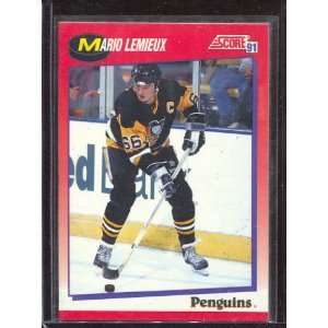  1991 92 Score Canadian Bilingual #200 Mario Lemieux 