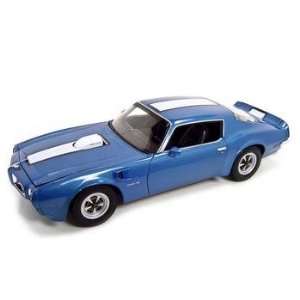  1972 Pontiac Firebird Trans Am Diecast Model 118 Blue 