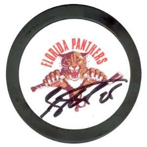  Viktor Kozlov Autographed Florida Panthers Hockey Puck 