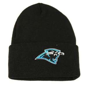  Carolina Panthers Classic Cuffed Knit Hat in Black Sports 