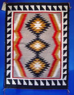 Authentic Navajo Indian Rug by Mary Natani, Pinon  