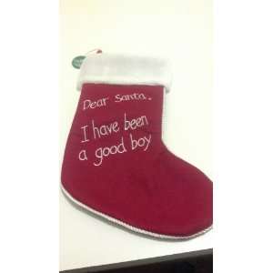 Kurt S. Adler 21 Christmas Stocking   Dear Santa, I have been a good 