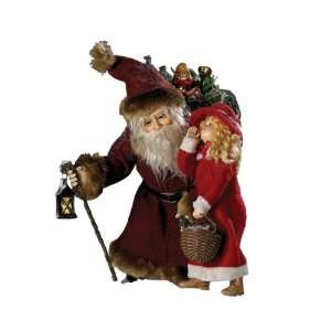  Kurt Adler 12 Inch Fabriche Masterworks Santa with 
