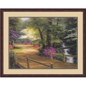  Along the Bridge by Egidio Antonaccio   Framed Artwork 