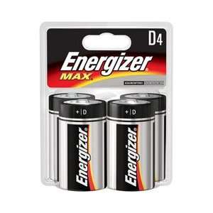  Energizer ENERGIZER MAX D CELL4 PACK BATT 4 PACK BATT 