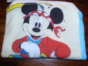 Mickey Mouse handmade fabric coin/change purse 7  