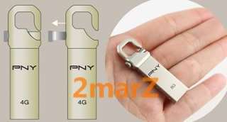 PNY HOOK 16GB 16G USB Flash Drive Stick Lock Hook Metal  