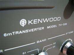 KENWOOD TV 506 , 6 METER TRANSVERTER FOR THE TS 820 OR TS 520 LINE UP 