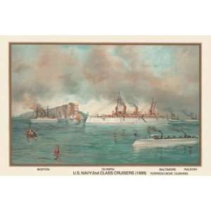  U.S. Navy 2nd Class Cruisers (1899)   Olympia   Poster by 