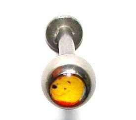 Bn Winnie the Pooh Logo 10mm Labret 5mm Ball Bar Tragus  